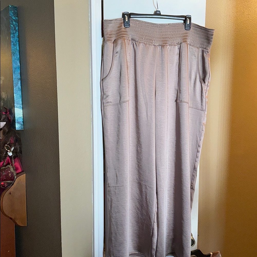 Simply Vera Vera Wang Satin High-Rise Wide Leg Pants would be great for NewYears